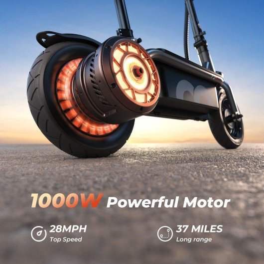 Monopattino elettrico iScooter F3 1000W Autonomia 60km Sospensioni 10'' Nero