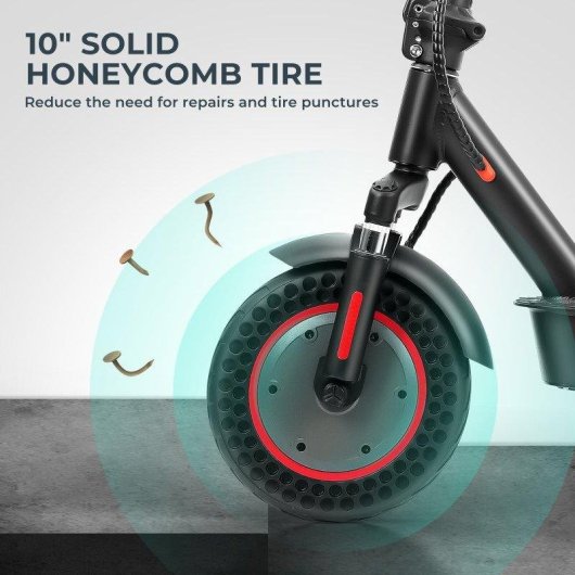 Patinete elétrico iScooter i9Max 500W Autonomia 35km Rodas 10'' Suspensão Preto