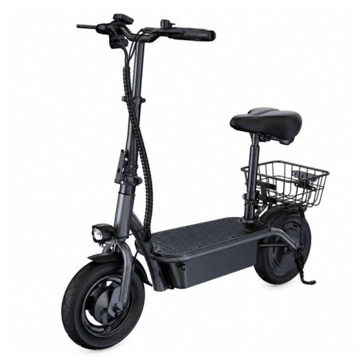 Monopattino elettrico iScooter F3 1000W Autonomia 60km Doppia sospensione Nero