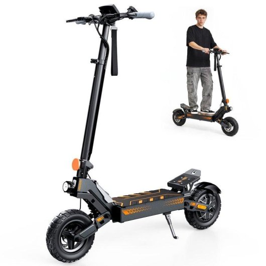 Patinete électrique iScooter W10 1000W Autonomie 60km Suspension double Noir