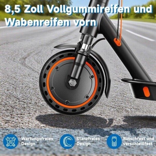 Patinete elétrico Todimart T6-abe T3a 350W 36V 7,8Ah 20km/h Rodas 10" Preto