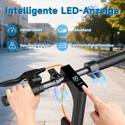 Patinete elétrico Todimart T6-abe T3a 350W 36V 7,8Ah 20km/h Rodas 10" Preto