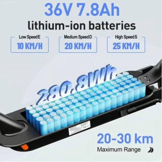 Elektrische step Todimart T3abe 350W 30km bereik 8,5" wielen Zwart