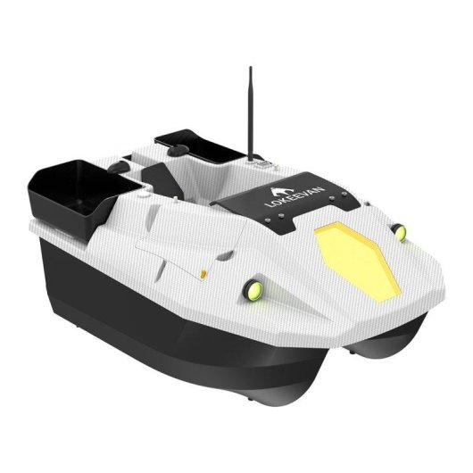 Futterboot Lokeevan D70B 12V GPS+BeiDou 500m 100 Punkte 3 Fächer