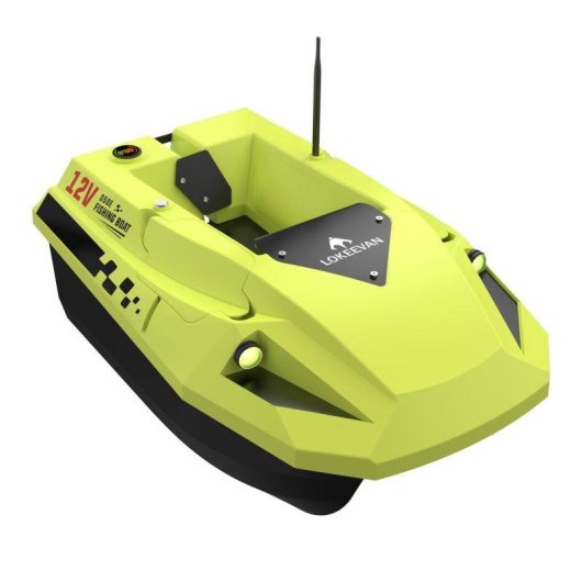 Barco Cebador de Pesca Lokeevan D50e con GPS y Medición de Agua