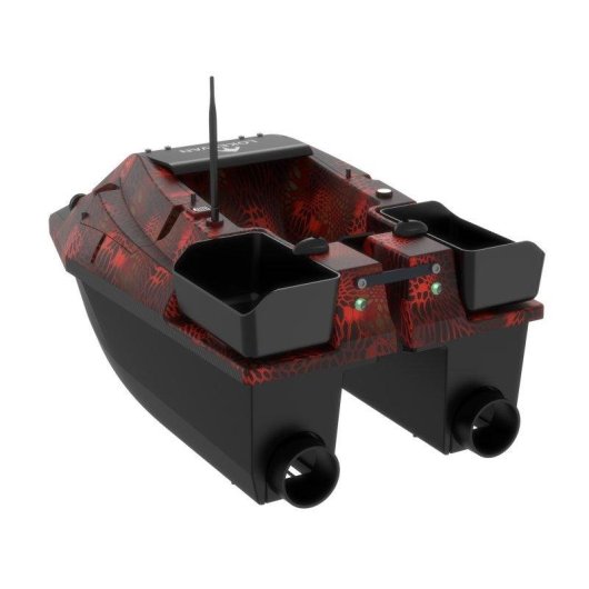 Barco Cebador Lokeevan D70E GPS 600m 3 Compartimentos Sensores y Retorno Automático