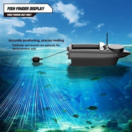 Barco Cebador Lokeevan V030 GPS 800m Buscador de Peces 3kg