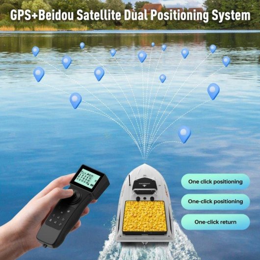 Bateau amorceur Lokeevan D80B GPS BeiDou