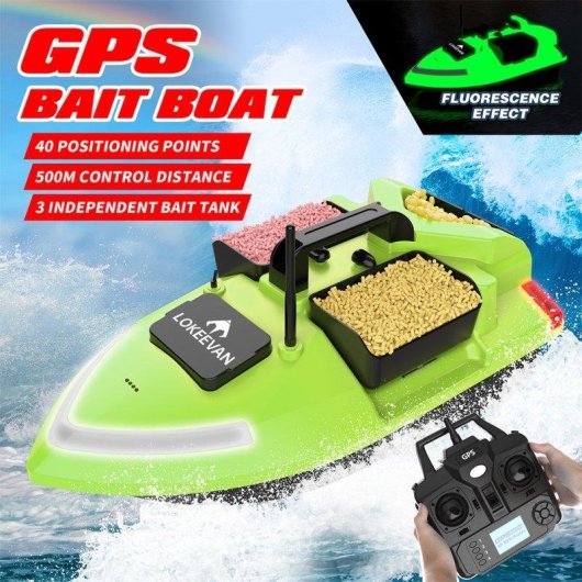 Lok eevan V020 GPS BDS Grun Baitboot