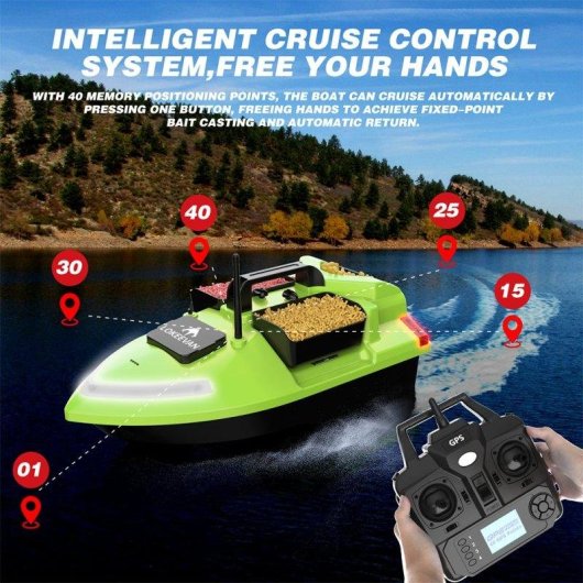 Lok eevan V020 GPS BDS Grun Baitboot