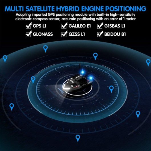 Köderboot Lokeevan V802 Pro GPS BeiDou 160 Punkte 4 Zonen