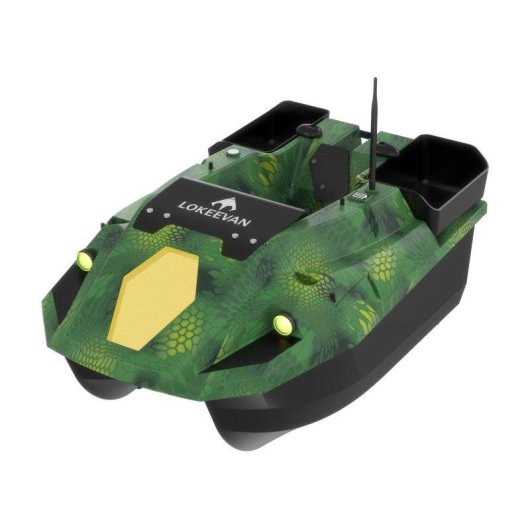 Barco Cebador GPS Lokeevan D70E 12V 600m 3 Compartimentos