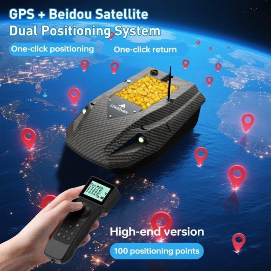 Barco Cebador Lokeevan D50b GPS + BeiDou 12V