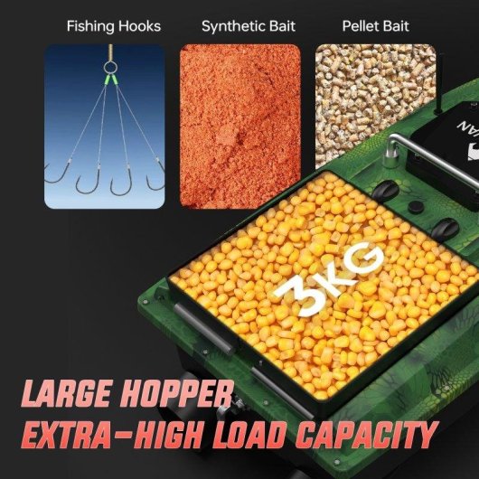 Barco cebador de pesca Lokeevan D80e sonar GPS BeiDou 12V impermeable
