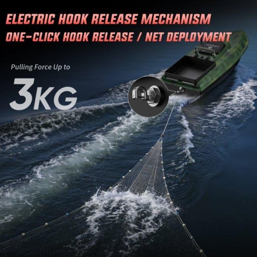 Barco cebador de pesca Lokeevan D80e sonar GPS BeiDou 12V impermeable