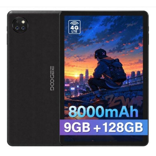 Tablet Doogee T10w 4G LTE 10,1" 4GB 128GB Grigio