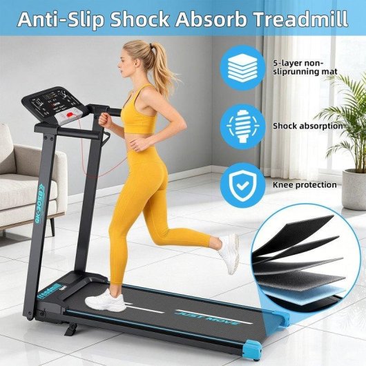 Cinta de correr plegable Tenboom motor 3,0 CV inclinación 12%