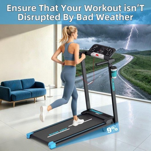 Cinta de correr plegable Tenboom motor 3,0 CV inclinación 12%