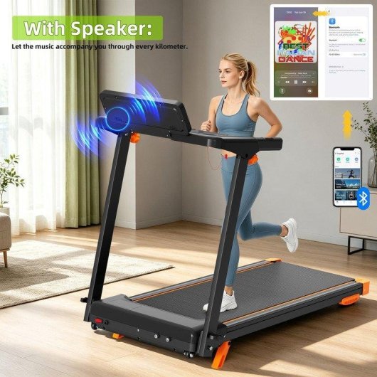 Cinta de correr Tenboom FZ05X Motor 3,0 CV Inclinación 12% Bluetooth Plegable