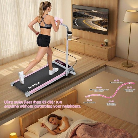 Cinta de correr plegable Tenboom inclinación 12% 45dB 135kg