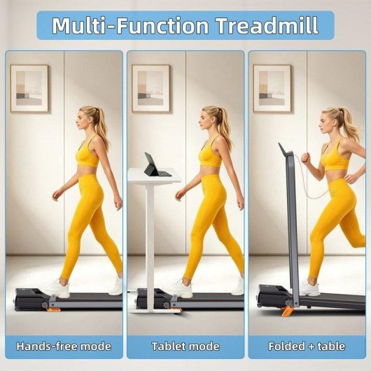 Cinta de correr TENBOOM F6b Plegable 12% Inclinación Silenciosa 150 kg