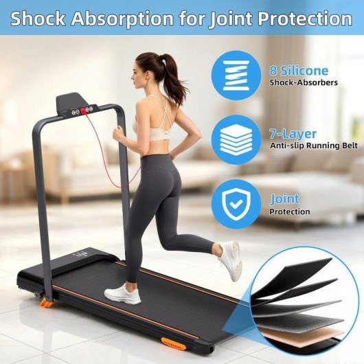 Cinta de correr TENBOOM F6b Plegable 12% Inclinación Silenciosa 150 kg
