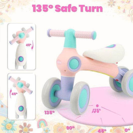 Correpassino Bebè TENBOOM Hbc001 4 Ruote PU Silenziose