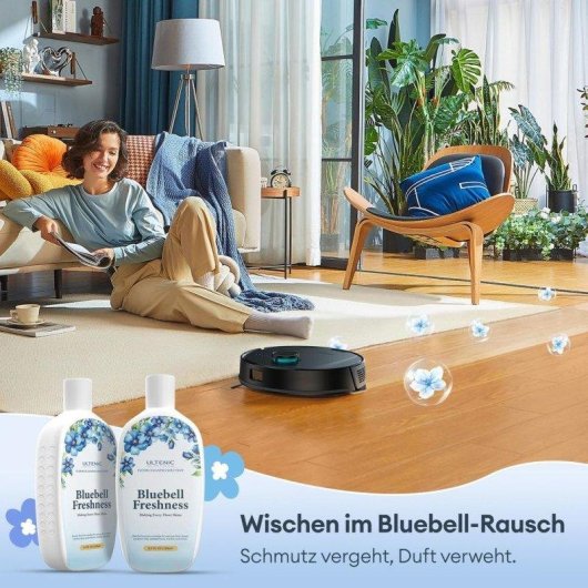 Robot Aspirador Ultenic T20 Pro con Autovaciado Navegación LiDAR 8000Pa