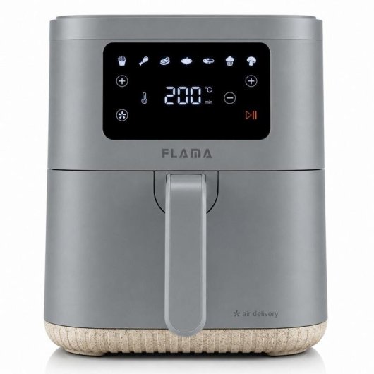 Friteuse sans Huile Flama 652FL 6L 1400W 8 Programmes avec Minuterie Digitale