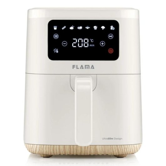 Friteuse sans Huile Flama 651FL 6L 2000W 8 programmes avec Minuterie digitale