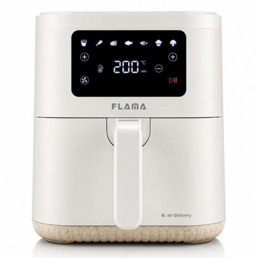 Friteuse sans Huile Flama 651FL 6L 2000W 8 programmes avec Minuterie digitale