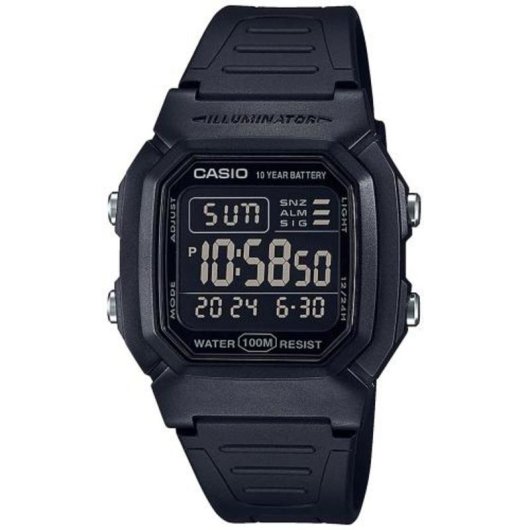 Montre Casio W-800H-1BVES Etanche Quartz