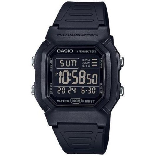 Montre Casio W-800H-1BVES Etanche Quartz