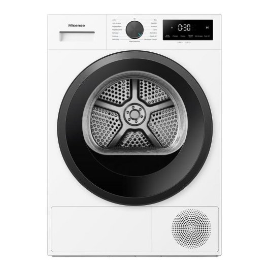 Secadora de condensación Hisense DH1I800UWDE 8 kg Clase D con bomba de calor