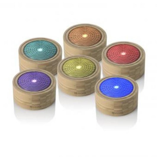 Diffuseur d'arome Medisana AD 625 Bamboo 6 couleurs 0,1 L 12 W