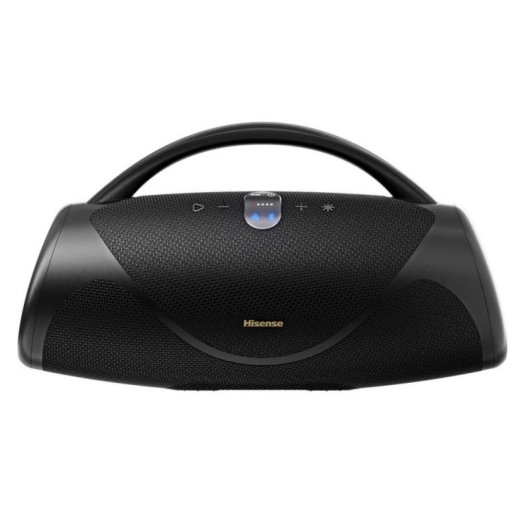Lautsprecher Hisense tragbar stereo kabellos 360W mit IP67 und 24h Akku
