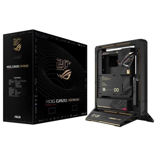 Caja PC ASUS ROG GR20 Estructura Abierta Aluminio Media Torre