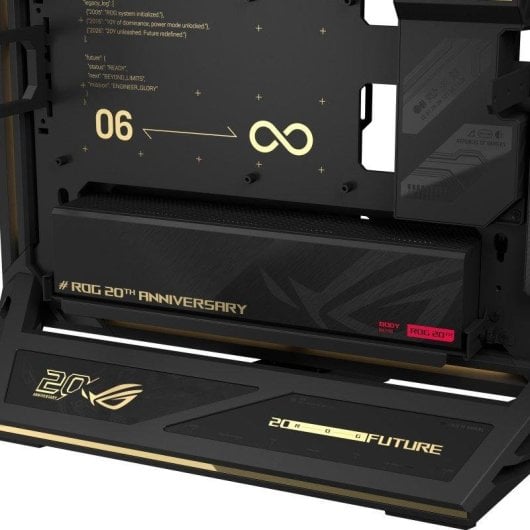 Caja PC ASUS ROG GR20 Estructura Abierta Aluminio Media Torre
