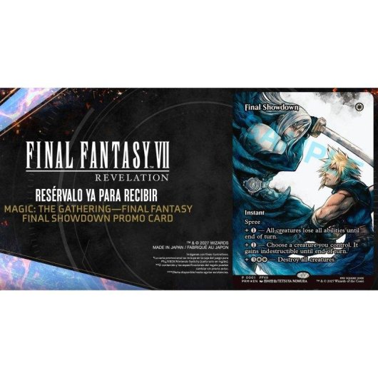 Final Fantasy VII Revelation (Carta promocional exclusiva Magic: The Gathering FINAL FANTASY) SWITCH 2