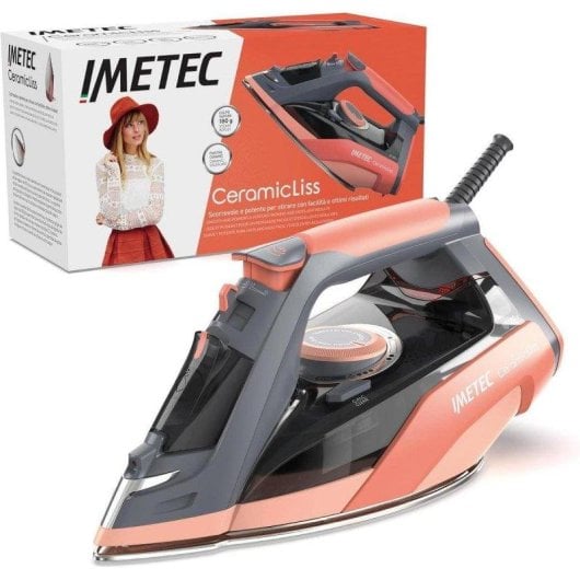 Plancha de Vapor Imetec Ceramicliss 2400W Suela Cerámica 180g Antical 4X