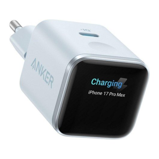 Cargador de Pared Anker Nano 45W USB-C con Pantalla Inteligente
