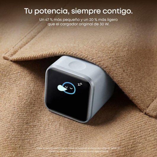 Cargador de Pared Anker Nano 45W USB-C con Pantalla Inteligente