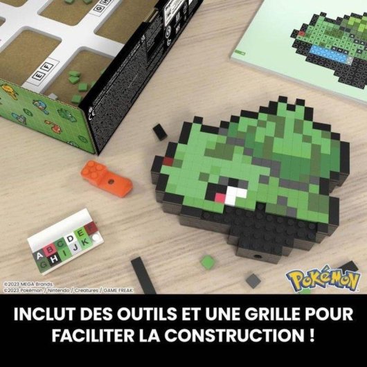 Mega Pokémon Bulbasaur Bulbizarre Pixel Art HTH75 374 pièces