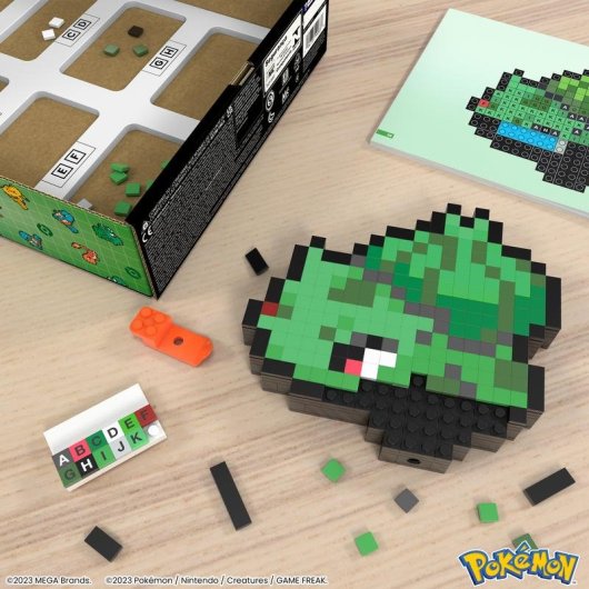 Mega Pokémon Bulbasaur Bulbizarre Pixel Art HTH75 374 pièces