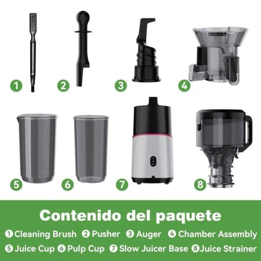 Extractor lento Gvatzyl SJ-077 motor cobre 250W boca larga 160mm