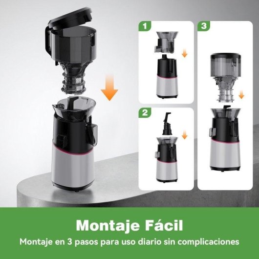Extractor lento Gvatzyl SJ-077 motor cobre 250W boca larga 160mm