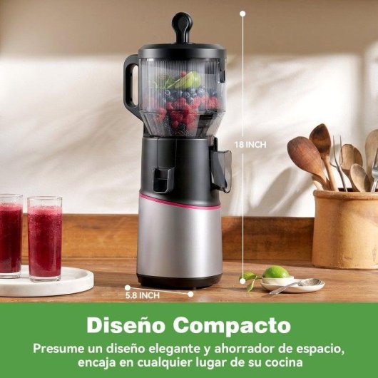 Extractor lento Gvatzyl SJ-077 motor cobre 250W boca larga 160mm