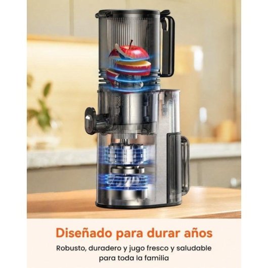 Langsam-Entsafter Gvatzyl SJ-048-EU-SS 130 mm Mundung 250 W