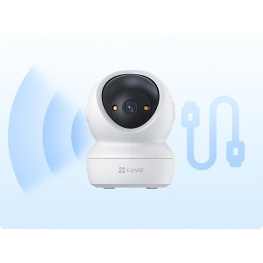 Caméra de surveillance EZVIZ H6c G1 2K Vision Nocturne Intérieure et Extérieure Audio Bidirectionnel