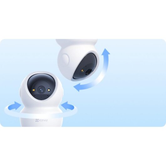 Caméra de surveillance EZVIZ H6c G1 2K Vision Nocturne Intérieure et Extérieure Audio Bidirectionnel